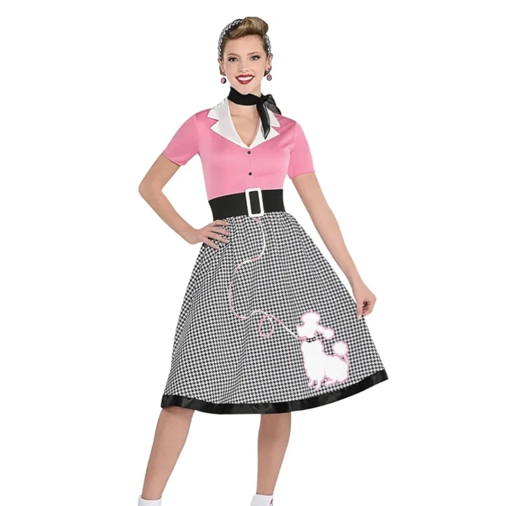 Retro Car Hop Cutie Roller Dinner Doll Style  Costume